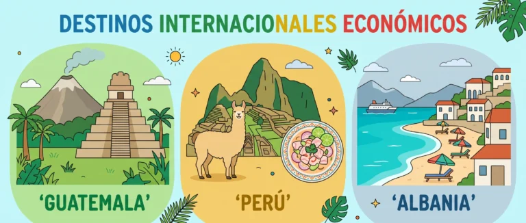 Lee más sobre el artículo Destinos Internacionales Económicos para Viajar desde México Este Año